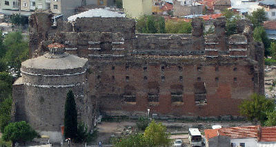 Red Court in Pergamon Turkey