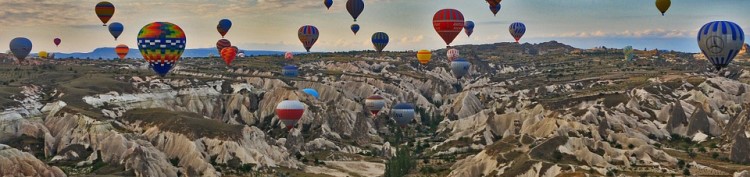 Cappadocia, whose valleys hold hundreds of rock-cut churches