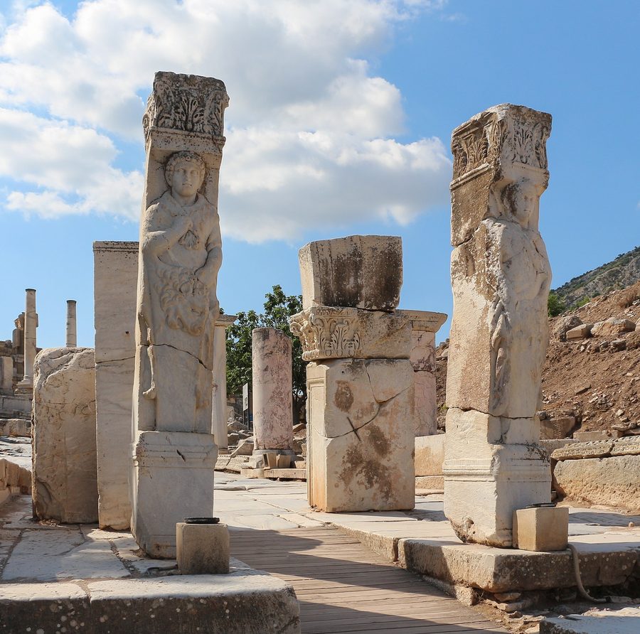 The Gate of Hercules at the head of Curetes Street, Ephesus
