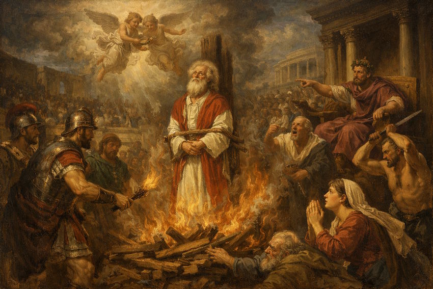 Saint Polycarp of Smyrna, bishop and martyr
