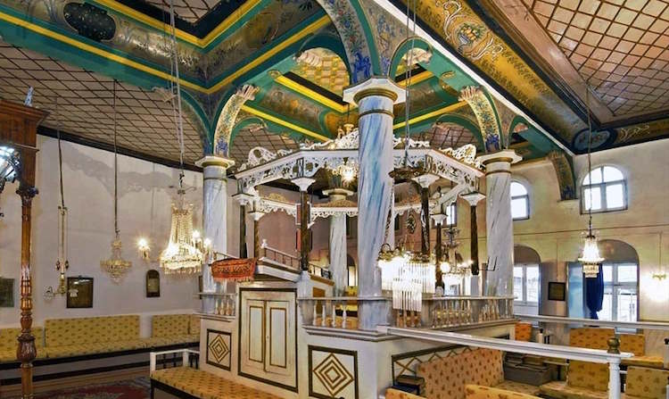 The historic synagogue of İzmir, ancient Smyrna